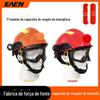 Capacete de Resgate de Emergência Kahn 17 Proteção contra Fogo Retardante de Chama Anti-esmagamento Alta Temperatura Anti-perfuração Capacete de Resgate de Emergência