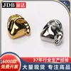 Botones Metálicos Triangulares Sobresalientes para Abrigos, Ropa Cosida a Mano, Gabardinas, Chaquetas de Lana, Marca Jin Da