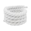 Kulojin Procesamiento de Fuentes Personalizado 8mm Hecho a Mano diy Cuerda Trenzada Tres Hebras Cuerda de Algodón Poliéster Cuerda Gruesa de Algodón Cáñamo Cordones