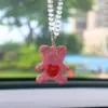 Colgante para Coche con Forma de Oso de Amor de Arcilla Amazon Transfronterizo, Colgante para Interior de Coche, Colgante de Letra de Alta Gama para Mujeres
