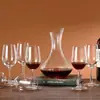 Taça de Vidro Sem Chumbo Criativa Conjunto de Decantadores para Casa Decantador Taça de Vinho Tinto Conjunto para Casa e Família