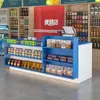 Balcão de Caixa de Supermercado, Recepção de Loja de Conveniência, Balcão de Armazenamento Multicamadas, Balcão Pequeno de Papelaria, Balcão de Recepção de Canto