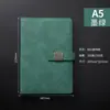 Caderno A5 Bloco de Notas Executivo Fivela com Janela Espessa Superfície Dura Caixa de Presente Diário Criativo Manual Logo Imprimível
