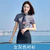 Moda 2023 nova masculina e feminina temperamento comutador colarinho branco coreano respirável justo modelador design de negócios senso