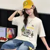Adorable conjunto de verano para niñas 2026 nuevo modelo camiseta de manga corta para niños shorts de mezclilla finos de verano para niños grandes
