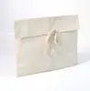 Bolsa com Aba Quadrada, Bolsa de Tecido de Algodão, Saco à Prova de Poeira para Roupas, Livros, Tablets, Cadernos