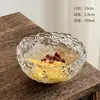 Tazón de Bocadillos de Yogur Helado Nido de Pájaro, Tazón de Hielo Raspado, Alto Valor Estético, Popular Set de Tazón y Plato de Vidrio para Postre de Restaurante, Tazón de Postre Dulce