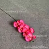 8 Flores Artificiais Phalaenopsis de Tecido de Seda Flor de Seda Feita à Mão Decoração de Janela de Casa Flor Falsa Base de Liderança de Palco de Estrada Transfronteiriça