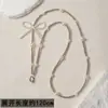Criativo Novo Cordão Do Telefone Móvel Pérola Arco Frisado Crossbody Bolsa Pendurado Acessórios Do Telefone Móvel Caso Pingente de Corrente