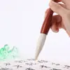 Set de Pinceles Oriental Treasures de Pelo de Cabra y Caballo con Mango Lacado para Práctica de Caligrafía, Principiantes en Pintura China y Práctica de Escritura Regular Pequeña