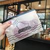 Temperamento invernal hecho a mano color sólido empaque independiente Cristal en polvo promoción publicitaria Anillo para el pelo azul geométrico japonés y coreano para mujer