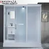 Box de Banheiro Completo Integrado com Porta de Correr de Vidro Temperado Banheiro Simples com Vaso Sanitário Banheiro Móvel de Correr