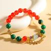 Pulseira de Cristal Natural com Doze Signos do Zodíaco, Pulseira da Moda para Mulheres, Joia Popular Online para Presente, Presente Personalizado 520