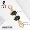 Decoración de axila de gato lúcido bolsa de extensión cadena de bolsa de cadena con cadena compra única extensión desmontable accesorios metálicos transformación