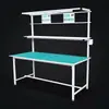 Bancada antiestática espessa, mesa plana, mesa de montador, mesa de laboratório, mesa de inspeção e reparo de fábrica, mesa de embalagem