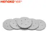 Hengge Alto Fluxo Espessado Pó Grosso Metal Sinterizado Pó Metálico Sinterizado Bloco de Filtro Sinterizado Antioxidação Micro Titânio Filtro