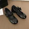 Sapatos Mary Jane Rasos com Salto Grosso Estilo Francês para Mulheres, Novo Modelo 2026 com Laço, Estilo Popular, Delicados e Adequados para Combinar com Vestidos, Sapatos que Aumentam a Altura