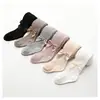 Novedad Primavera 2020 Medias para Niñas Leggings Infantiles Moda Color Sólido Lazo Abertura en la Entrepierna Calcetines Sencillos para Mujer