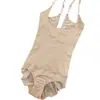 Body Moldeador Transfronterizo sin Costuras para Levantar el Busto y Reducir el Vientre con Alta Elasticidad, Prenda Moldeadora con Abertura en la Entrepierna para Mujer, Transpirable y Ligero