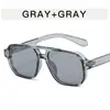 Gafas de Sol de Doble Puente con Clavo de Arroz de Piloto para Mujer Gafas de Sol con Espejo Cruzado Marco Grande Personalizado Gafas de Sol Gafas con Filtro Solar Moda Sentido Avanzado