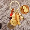 Amuleto de Buda con Forma de Calabaza de los Doce Signos del Zodíaco Llavero Giratorio para Coche Colgante de los Ocho Santos Patrones Calabaza de Dinero de los Cinco Emperadores Pixiu