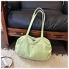 Bolsa de Nylon Ins Estilo Coreano para Mulheres, Leve, Grande Capacidade, Bolsa Casual Esportiva para Viagem Academia, Bolsa de Mão, Bolsa Tote de Ombro