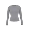 Tops y Camisetas Deportivas Finos y Muy Elásticos para Mujer para Lucir Delgada y Usar Ropa de Entrenamiento para Correr, Pilates, Yoga para Otoño