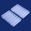Caja de Almacenamiento de Plástico Transparente Desmontable de 36 Compartimentos para Joyería, Componentes Digitales, Equipo de Pesca, Piezas de Herramientas, Caja Organizadora de Tornillos