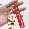 Llavero Navideño Transfronterizo Colgante Caja Sorpresa Papá Noel Muñeco de Nieve Árbol de Navidad Llavero Navideño Colgante Pequeño