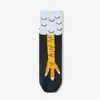 Calcetines de Garra de Pollo para Exportación, Amazon, Calcetines Hasta la Rodilla Estilo Europeo y Americano, Calcetines de Algodón Estilo Coreano y Japonés, Calcetines Largos Creativos de Cintura Alta que Se Pueden Usar Afuera
