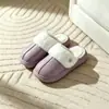 Chinelos de algodão removíveis para mulheres, chinelos de casa masculinos, chinelos internos fofos, chinelos de algodão quentes de inverno para casais