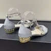 Sandálias de Tira com Fivela de Couro da Moda para o Verão de 2026, Versáteis Sapatos de Commuter Estilo Coreano para Mulheres com Salto Bloco, Bico Aberto e Salto Coberto