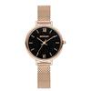Sanda Transfronterizo Nuevo Retro Verde Pavo Real Estrella Brillante Esfera Pequeña Reloj de Cuarzo para Mujer Moda Esfera Romana