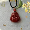 Jade Verde Buda Calcedonia Verde Buda Ágata Verde Calcedonia Verde Buda Colgante Colgante Buda Panzudo Bodhisattva Transmisión en Vivo Estilo Popular