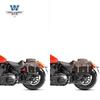 Coche muscle Wolf adecuado para Harley Street Fighter 114 bolsa lateral bolsa de lona bolsa para portátil de negocios maletín modificación con portaequipajes de liberación rápida