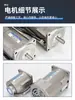 Motor AC de alta velocidade com velocidade variável opcional de 2800rpm 1400rpm 120W 200W 300W 370W 400W 750W