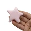 Nuevo accesorio de pentagrama de lunares de 6 CM material para joyería DIY hecho a mano decoración de llavero colgante de estrella de lunares