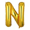 Globos de Papel de Aluminio de 16 pulgadas Versión Americana Dorado Letras Inglesas A-Z Números 0-9 Banner de Decoración para Fiesta de Cumpleaños Venta al por Mayor