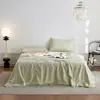 Juego de 4 piezas de colcha de verano Lenzing Tencel de 60 unidades, colcha bordada de soja, colcha para aire acondicionado, colcha de Lyocell austriaco de enfriamiento de verano, regalo