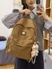 Mochila Escolar para Estudiantes Universitarias con Buen Aspecto, Estilo Ins para Viajes, Ligera, Casual, Versátil, de Nicho y que No Choca