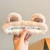 Diadema de Felpa de Dibujos Animados para Lavado Facial de Niñas, Lindo y Dulce Sapo, Diadema para Baño de Bebé, Anti-Humedad