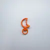 Llavero con Cierre de Langosta de Luna Colorido, Forma Especial, Hebilla de Resorte, Hebilla para Perro, Colgante Hecho a Mano DIY, Accesorios de Joyería, Versión Coreana