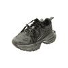 Tênis Chunky Dad Shoes com Plataforma para Mulheres 2026 Primavera Novo Estilo Couro Genuíno em Retalhos Respirável Resistente ao Desgaste Casual Esportivo Tendência