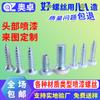 Tornillos Personalizados de Fábrica con Cabeza de Cruz Pintada de Blanco, Tornillos de Cabeza Redonda Pintados en Blanco de Colores, Tornillos Autorroscantes de Cabeza Avellanada Blanca