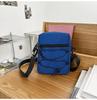 Moda Nova Bolsa Quadrada Pequena com Cordão para Uso Externo Masculina e Feminina Casual Ombro Transversal Mochila Pequena Porta-Moedas para Celular
