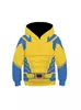 AliExpress Transfronterizo Nuevo Superhéroe Infantil Sudadera Deadpool Animación 3D Sudadera Cosplay Sudadera
