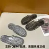 Zuecos de Moda para Mujer, Estilo Nuevo, Versátiles, Antideslizantes, Resistentes al Olor, de Cristal, Suela Gruesa, Pantuflas de Interior para el Hogar, Verano