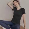 Roupas de Yoga de Alta Qualidade Feminina Verão Esportiva Manga Curta Camiseta Corrida Secagem Rápida Treinamento Profissional Pilates Fitness Top