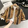 Camisas para niños, nueva colección otoño 2026, camisas de manga larga para bebés niños, tops elegantes para niños, ropa infantil de moda para primavera y otoño