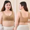 Tallas Múltiples Plus Gordo Botones Ampliados Hebilla Frontal Hombro Ancho Íntimos Espalda Hermosa Seda de Hielo Sin Costuras Top Tubo Sujetador Push-Up Sin Aros